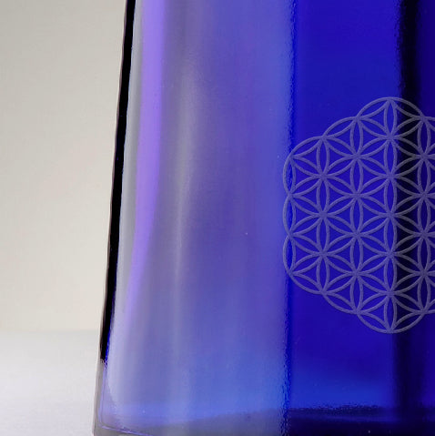 Bottiglie Blu per acqua solarizzata
