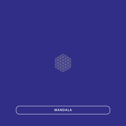 BOTTIGLIA BLU 1 litro FOCUS MANTRA + CHAKRA MANIPURA